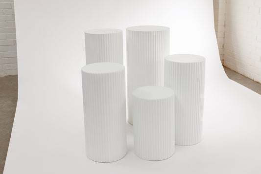 Rippled Plinth Set (Quintuple)