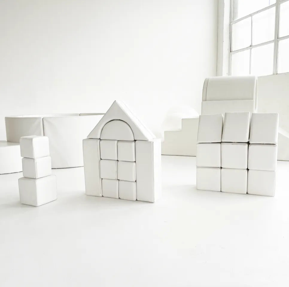 White Soft play set