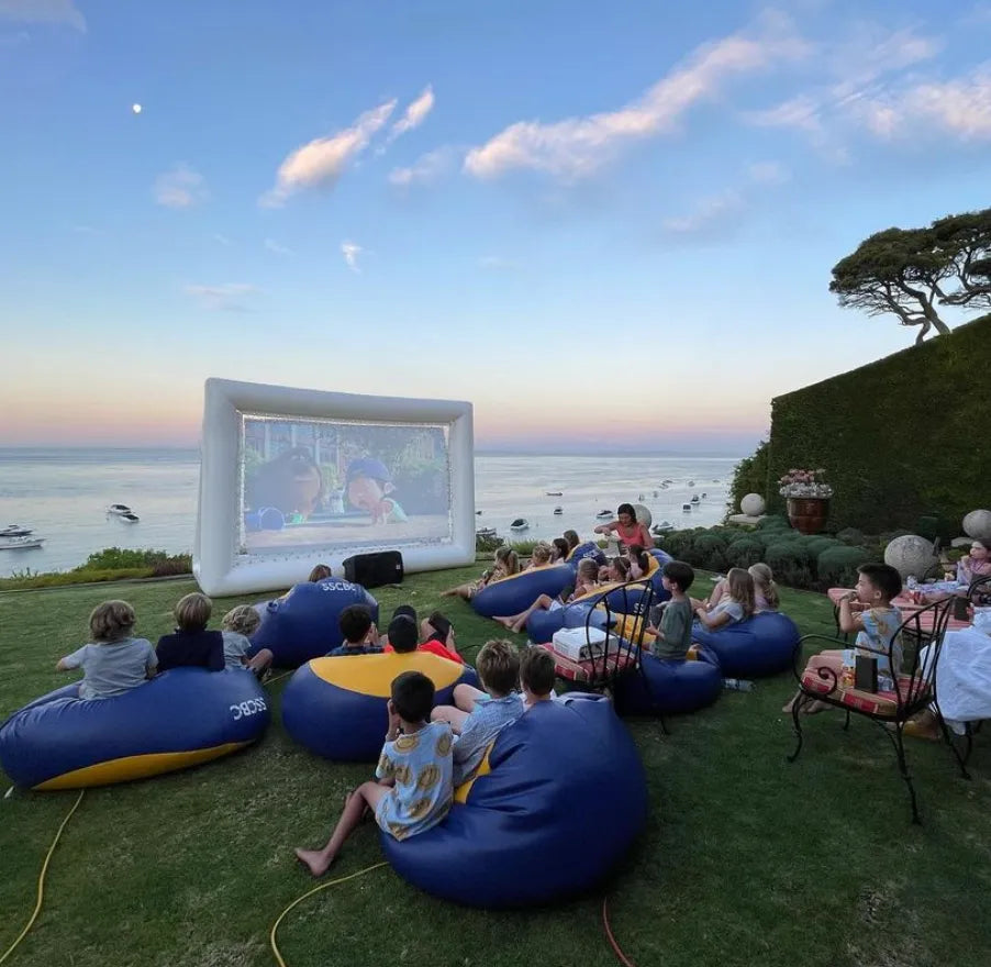 Outdoor Movie set