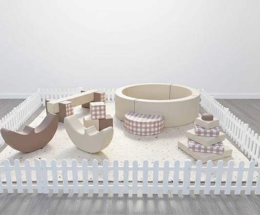 Beige Soft play set-Little Luxe Bearland