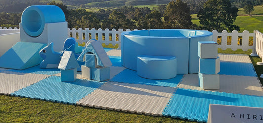 💙 Baby Blue Luxe Soft Play Package | Customisable Toddler Party Setup
