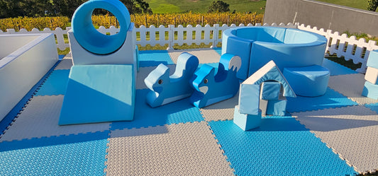 💙 Baby Blue Luxe Soft Play Package | Customisable Toddler Party Setup