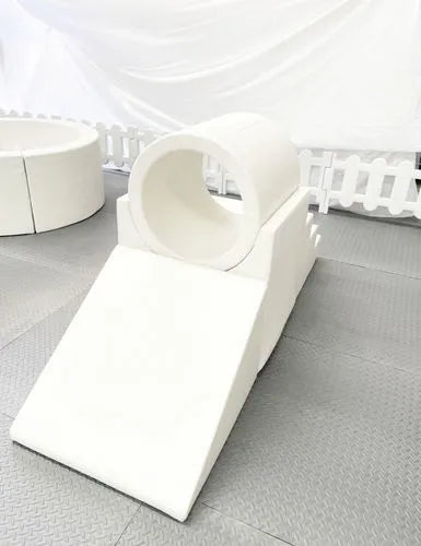 White Soft play set