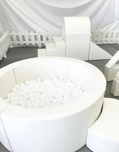 White Soft play set